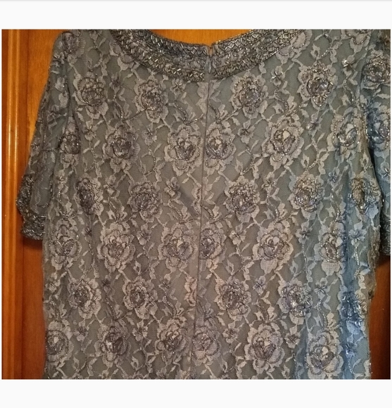 💛HP💙 VTG Grey Beaded Evening Top  by Candlelight & Champayne NWOT - Picture 8 of 8